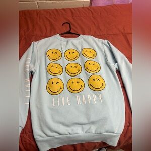 Live happy sweat shirt